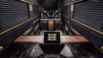 Mercedes Sprinter Jet Van: a luxurious office and apartment on the road!