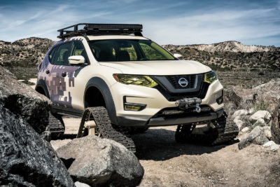 Nissan Rogue Trail Warrior Project Concept-. The special one-off project vehicle is one of several unique
