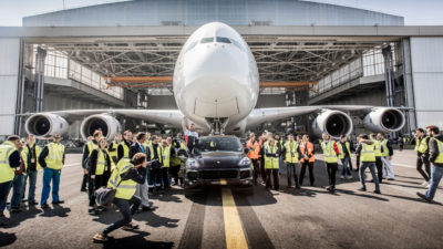 Air France and Porsche: New Guinness World Records title
