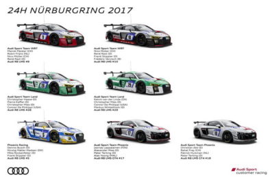 Pure Racing Atmosphere At Audi’s Record Appearance At The Nurburgring