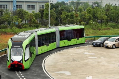 จีนเปิดตัวระบบขนส่งมวลชนแบบใหม่ “Smart Bus” เริ่มวิ่งจริงปีหน้า
