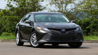 2018 TOYOTA CAMRY XLE HYBRID-Improves on last year’s model in styling, safety, features, and fuel economy