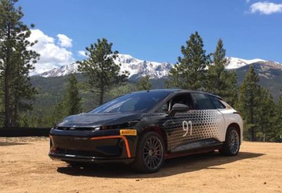 Faraday Future FF91 Claims New “Production” Vehicle Record At Pikes Peak