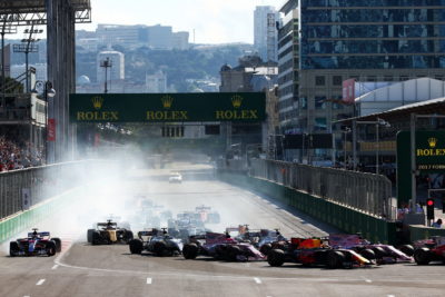 Ricciardo wins chaotic Azerbaijan GP- Who started 10th, after crashing in qualifying, profited from a Safety Car-filled race at the Baku City Circuit