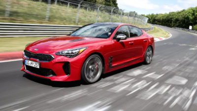 KIA STINGER TEST AT NURBURGRING-Is entering the final stages of its rigorous test and development
