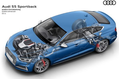Audi S5 Sportback-The sharper exterior design and the numerous S-specific details in the interior underscore its dynamic character.