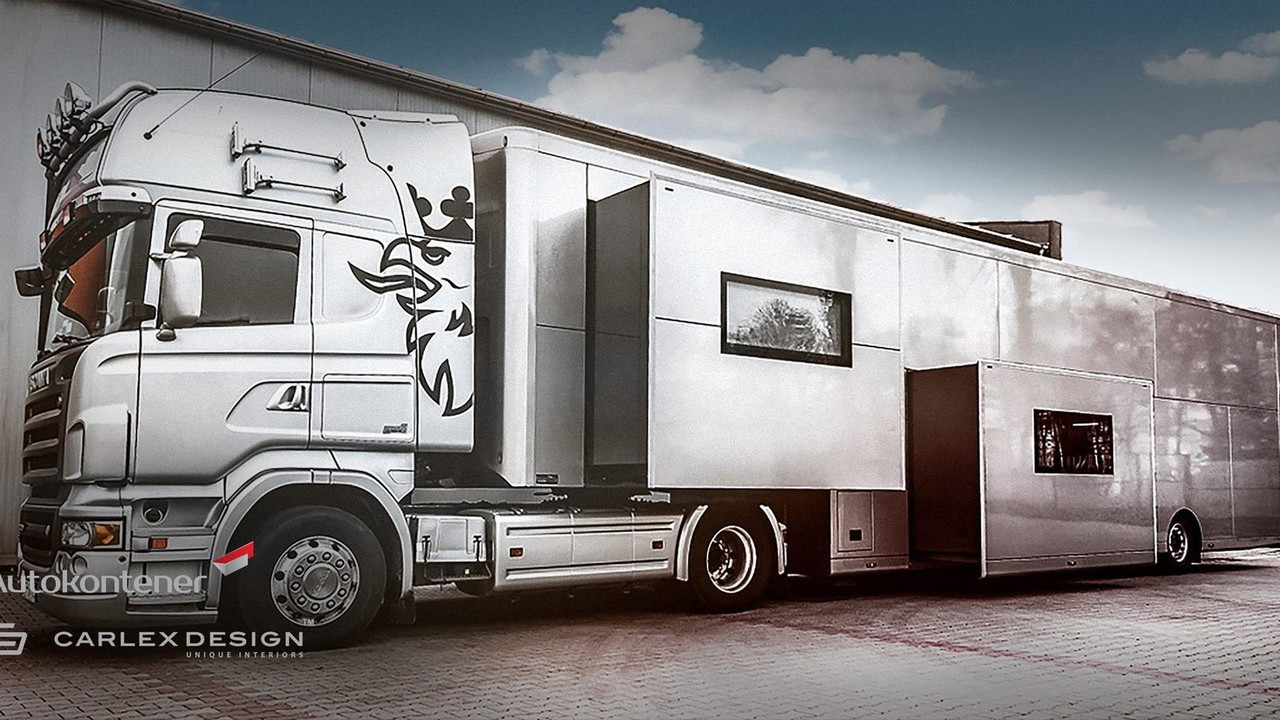 Carlex Design semitrailer & semi-trailer with luxury interior ...
