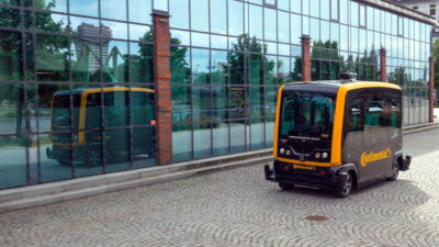 Continental advances with the demo vehicle CUbE the development of technologies for driverless vehicles