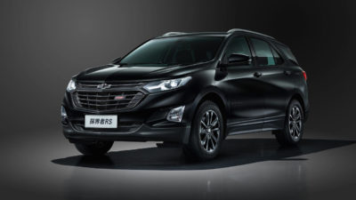Chevrolet today launched the Equinox RS – available only in China – at the Chengdu Motor Show.