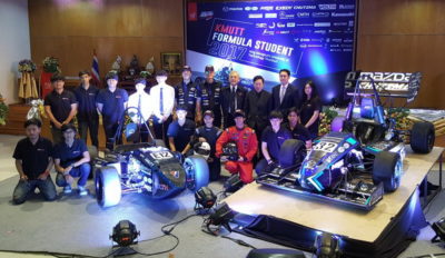 มจธ. เปิดตัวรถแข่ง “Black Pearl IX : Ubiquitous” ลงสนามสู้ศึกระดับโลก “Student Formula Japan 2017”