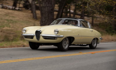 1955 Alfa Romeo 1900C SS Boano Coupe-Aerodynamic Design in the wind tunner