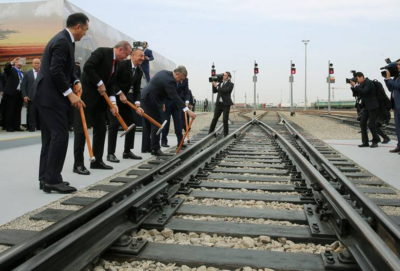 อาเซอร์ไบจาน-ตุรกี-จอร์เจียเปิดตัวทางรถไฟเชื่อมเอเชีย – ยุโรป