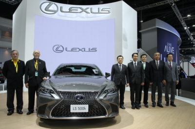 Lexus booth which is organized under the definition of “Experience Amazing”