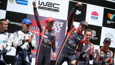 WRC / RALLY GREAT BRITAIN-Ogier seals fifth title, Evans gets first win