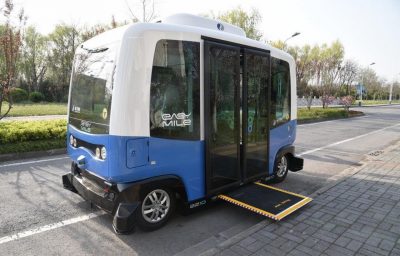 Intelligent Connected Vehicles มินิบัสไร้คนขับรุ่นแรกของจีน เริ่มใช้แล้วในมหา’ลัย