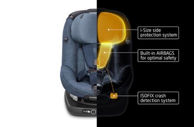 Maxi-Cosi has launched the world’s first child car seat with built-in airbags, and it’s on sale now in the U.K.