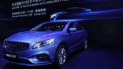 New Bo Rui GE Geely Flagship Sedan Shows Global Intenet