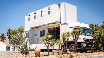 The Truck Surf Hotel Is a 2-Story Hotel on 6-Wheels