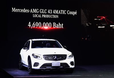 Mercedes-Benz excites Customers with the astonishing LOCAL PRODUCTION Mercedes-AMG GLC 43 4MATIC Coupereleased with Performance and Utility at 4.69 Million Baht