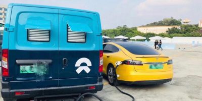 Chinese startup takes EV charging on the road