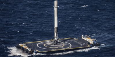 SpaceX ship gets even bigger net to catch Falcon fairings