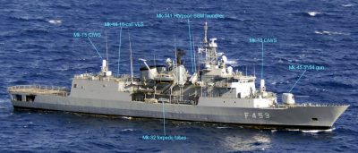 MEKO A CLASS-เรือพิฆาตล่องหนลาดตระเวนศักยภาพการโจมตีสูง ติดตั้งขีปนาวุธนานาชนิดของกองทัพเรือเยอรมนี