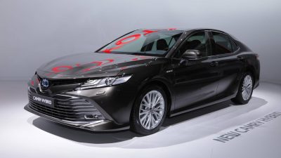 New Camry Hybrid at the 2018 Paris Motor Show