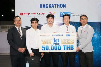 ทีมนิสิตวิศวะจุฬาฯ คว้ารางวัลชนะเลิศ ด้วยไอเดียใหม่จากบิ๊กดาต้าสำหรับธุรกิจรถยนต์ ในงานแฮกกาธอนล่าสุดของเอบีม คอนซัลติ้ง (ประเทศไทย) และกลุ่มตรีเพชร