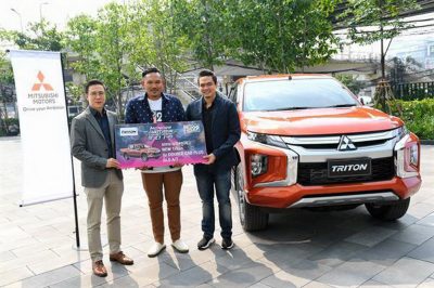 Mitsubishi Motors Hands Over New Triton to MONO29 Pattaya Countdown 2019s Lucky Winner
