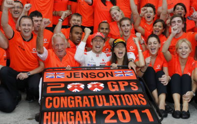 2011 HUNGARIAN GRAND PRIX (Round 11) – Button ฉลองชัย ลงสนามครั้งที่ 200