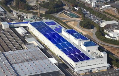 มิตซูบิชิ ติดตั้งระบบแผงเซลส์แสงอาทิตย์เพื่อการใช้ในอุตสาหกรรม ที่โรงงานโอกาซากิ ประเทศญี่ปุ่น