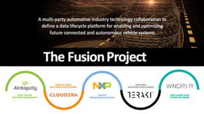 Fusion Project ช่วยเพิ่มความเร็วในการจัดการดาต้าสำหรับยานยนต์ขับเคลื่อนอัตโนมัติที่เชื่อมต่อกัน