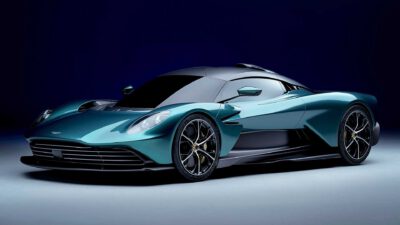 2022 Aston Martin Valhalla car brought to production reality as an extraordinary, truly driver-focused mid-engined hybrid supercar.