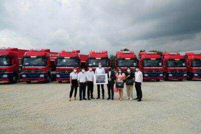 ดีซีวีที ร่วมส่งมอบรถบรรทุกเมอร์เซเดส-เบนซ์ แอคทรอส ให้แก่บริษัท สามเสือ ทรานสปอร์ต จำกัด