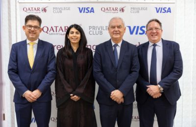 โปรแกรม Qatar Airways Privilege Club และ Visa ประกาศความร่วมมือเป็นพันธมิตรระดับโลกสุดพิเศษเป็นระยะเวลา 10 ปี