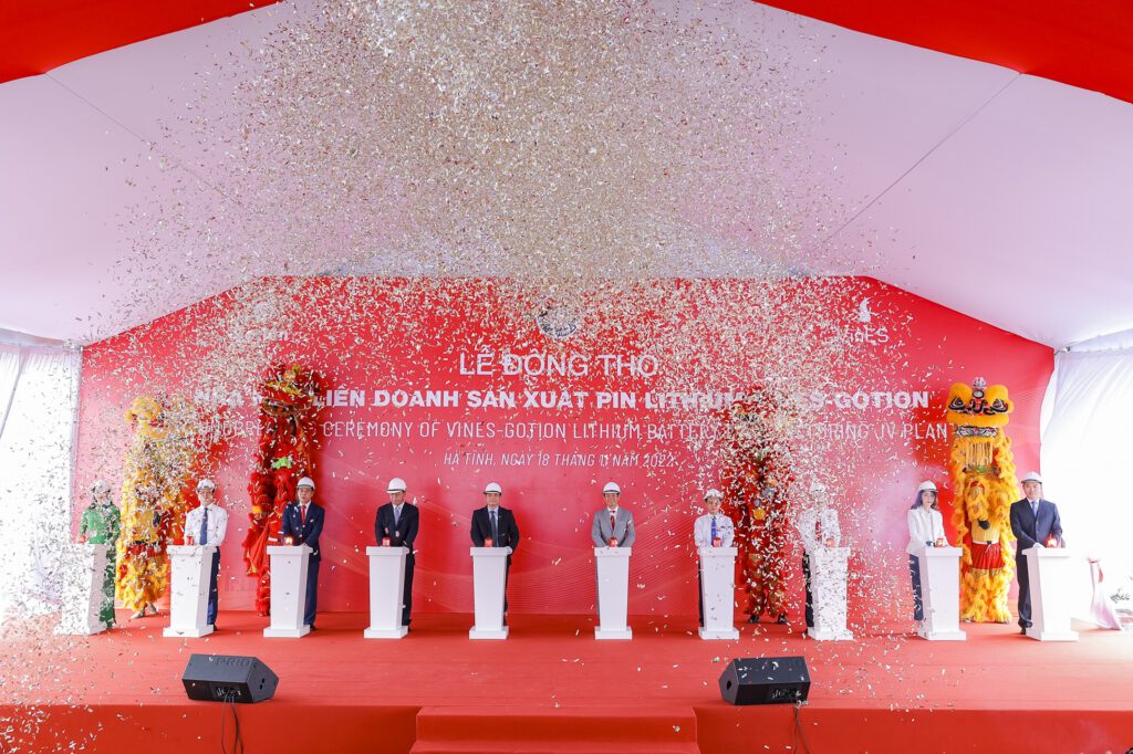 Gotion High-tech and VinES Vietnam base break ground at joint venture battery factory