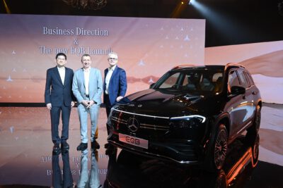 Mercedes-Benz Thailand reveals Business Direction for 2023 under the motto of “Ambition to Lead”, expanding the EV portfolio in Thailand with three more models, starting with the launch of EQB 250 AMG Line prices at 3.02 million baht
