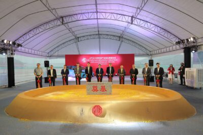 MG readies the construction of EV battery plant with the foundation stone laying ceremony for NEW ENERGY INDUSTRIAL PARK At least a 500-million-baht investment in the first phase of the project